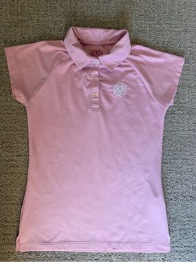 GARB Golf Girls Pink Short Sleeve Golf Shirt- Optional 2